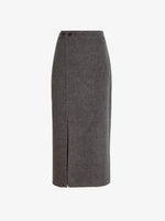 Proenza Schouler Still Life image of Liz Skirt in Double Face Twill in Charcoal