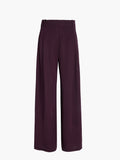 Proenza Schouler Still Life image of Aria Pant in Merino Wool in Malbec