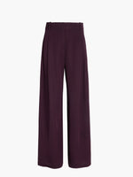 Proenza Schouler Still Life image of Aria Pant in Merino Wool in Malbec