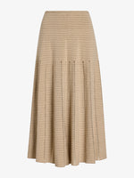 Proenza Schouler Still Life image of Phyllis Skirt in Ladder Stripe in Bronze Cream