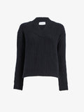 Proenza Schouler Still Life image of Lily Sweater in Merino Wool in Navy