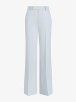 Proenza Schouler Still Life image of the Weyes Pant in Cotton Viscose Suiting in Pale Grey