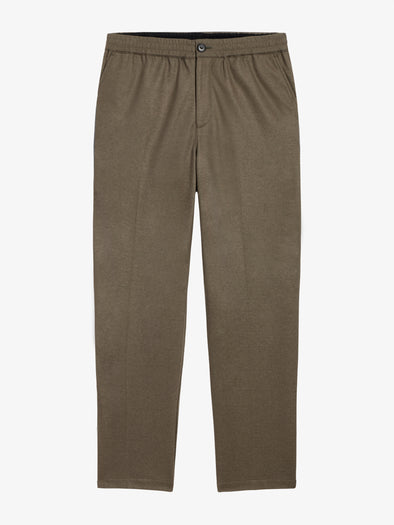 Proenza Schouler Still Life image of Willem Pant in Jersey Flannel in Taupe