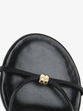 Proenza Schouler Detail image of Coil Flat Sandals in Black