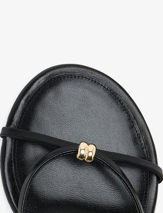 Proenza Schouler Detail image of Coil Flat Sandals in Black