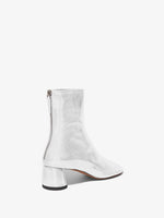 Back 3/4 view of Glove Boot in Cream