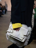 Runway image of Beacon Saddle Bag in ECRU 