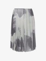 Flat image of Judy Skirt In Printed Nylon Jersey in slate
