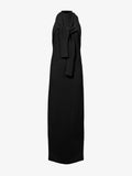 Flat image of Lara Knit Dress In Viscose Boucle in black