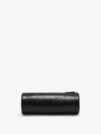 Proenza Schouler Back image of Silo Clutch in Shiny Calf in Black
