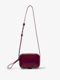 Front image of Watts Leather Camera Bag in BORDEAUX