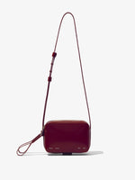 Front image of Watts Leather Camera Bag in BORDEAUX