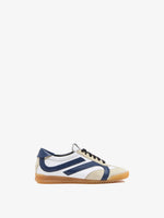 Proenza Schouler side image of Track Sneakers in navy,biege,white