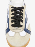 Proenza Schouler aerial image of Track Sneakers in navy,biege,white
