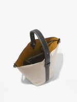 Interior image of Sullivan Leather Bag in VANILLA